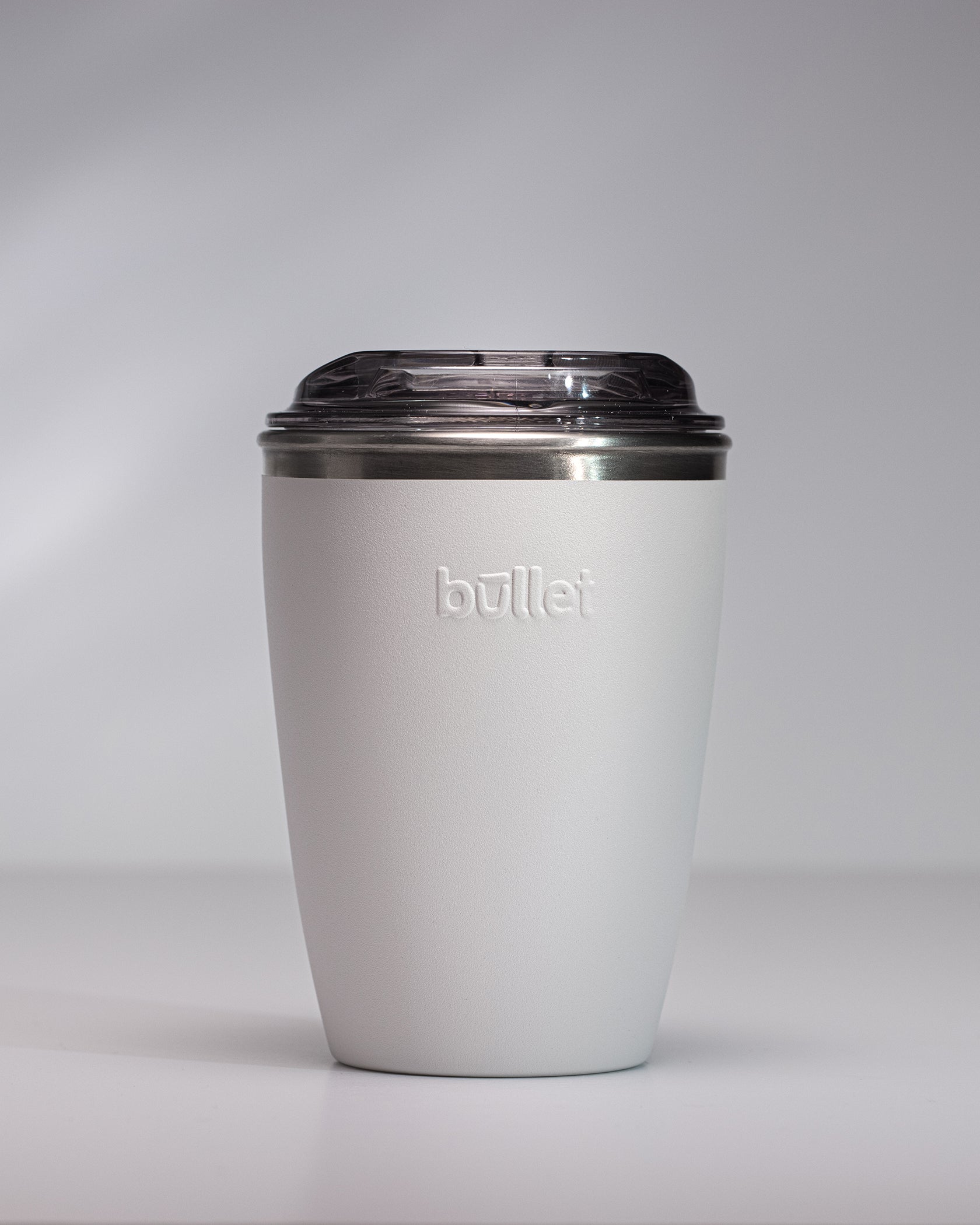 8oz white reusable coffee cup