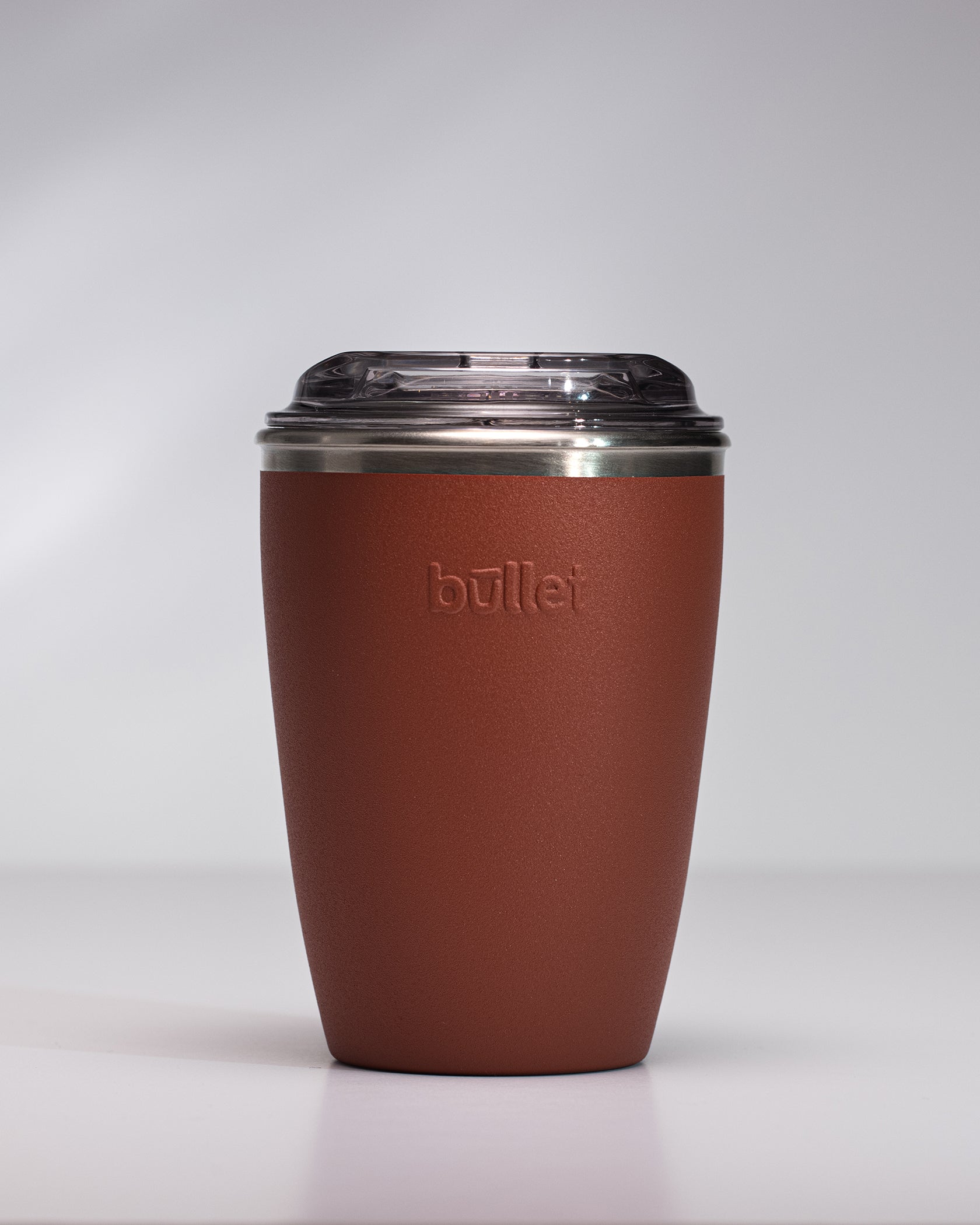 Bonfire Red Bullet Travel Mug: Custom Stainless Steel Cup